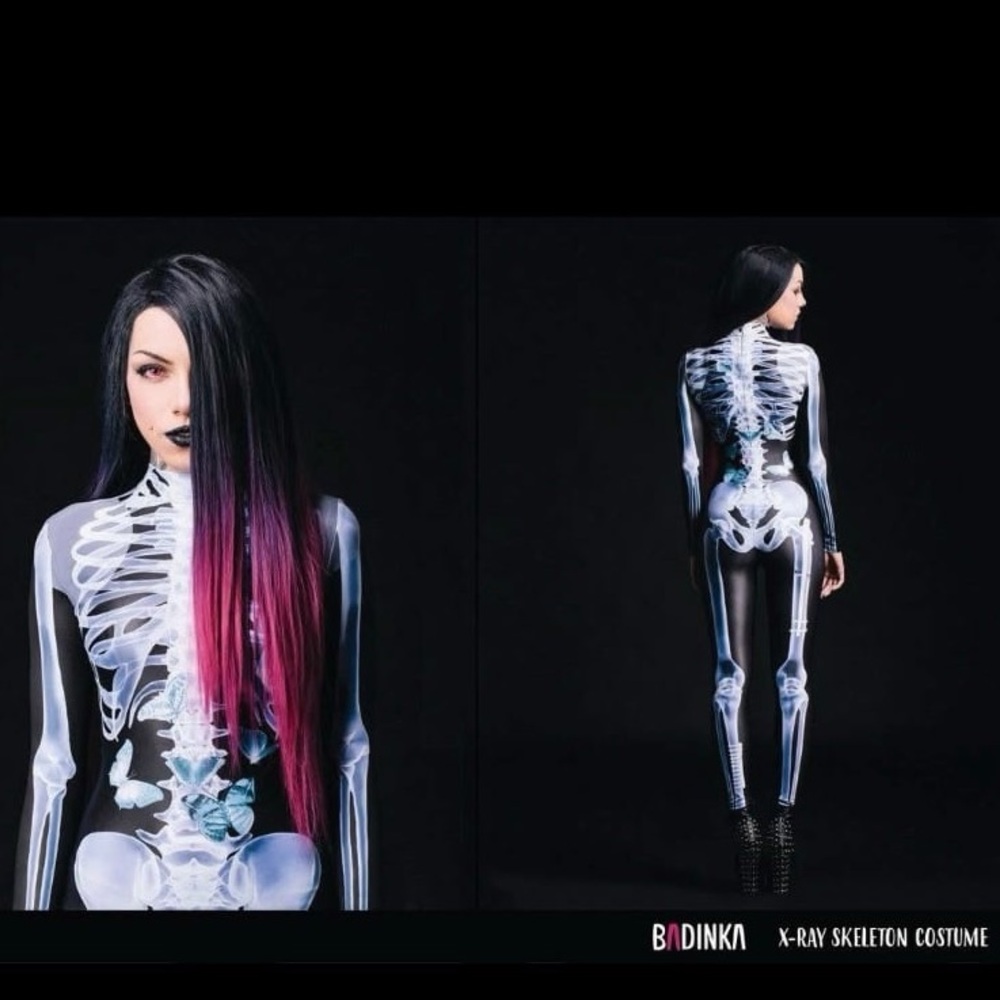Badinka X-Ray Skeleton Jumpsuit